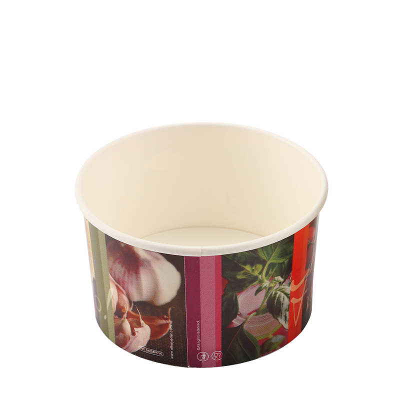 Gobelets en papier pour crème glacée robustes et durables de 4 oz