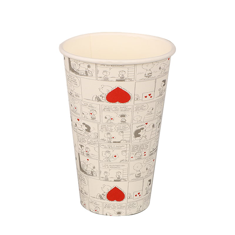Tasse en papier pour boissons chaudes à café chaud de 16 oz