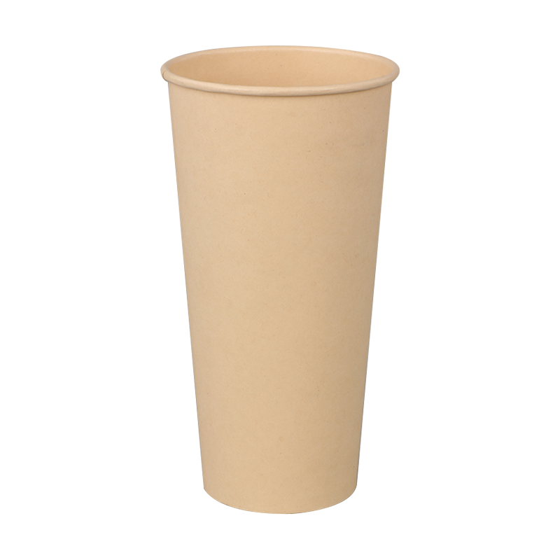 Gobelet en papier chaud en bambou de 22 oz et 700 ml