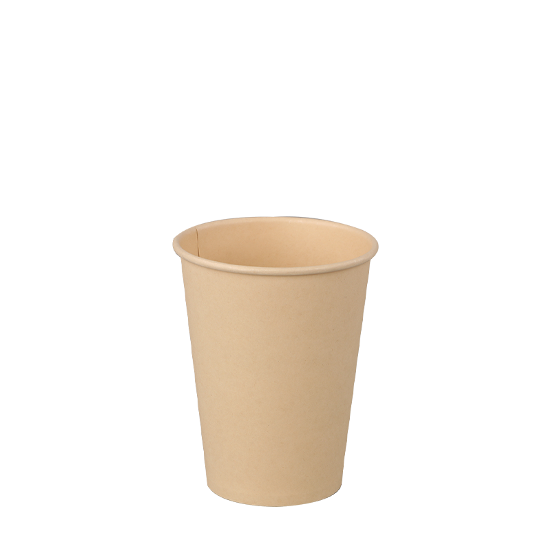 Gobelet en papier kraft simple paroi non blanchi de 6 oz