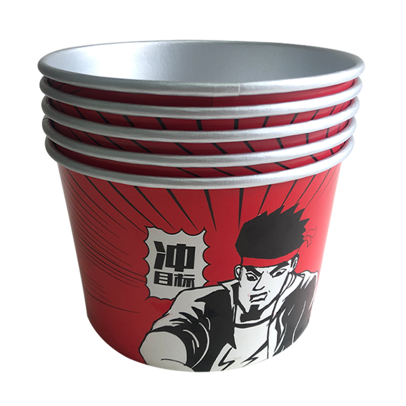 Bol à salade chauffant en papier aluminium de 1 500 ml