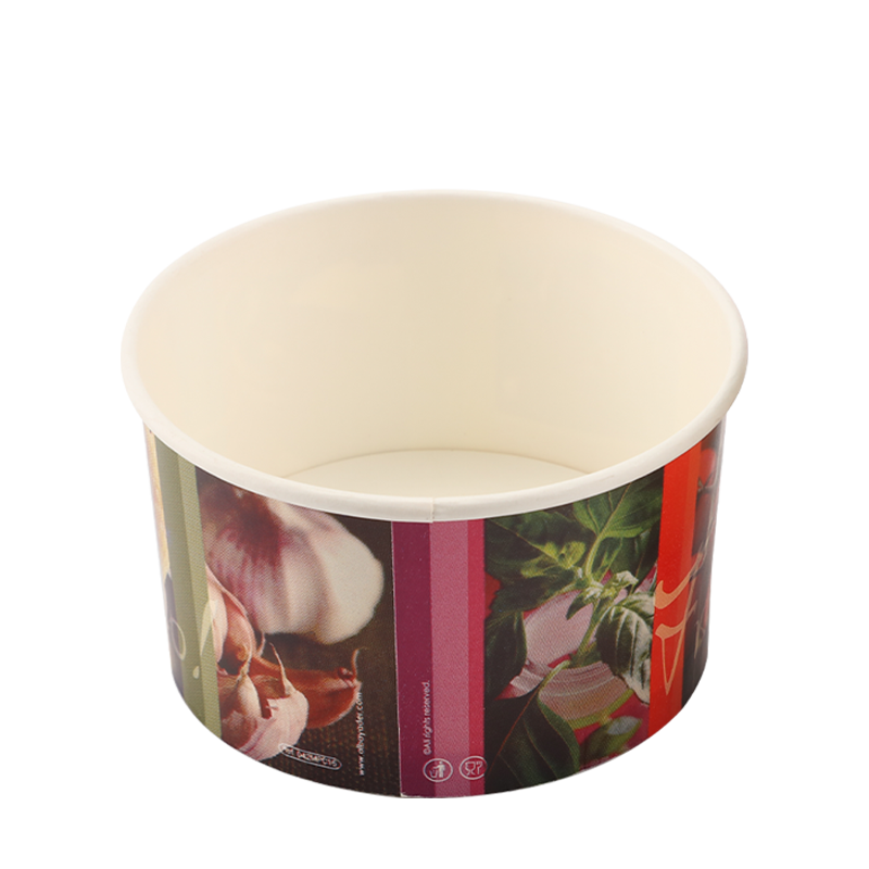 Gobelet en papier pour crème glacée à base d'eau de 8 oz