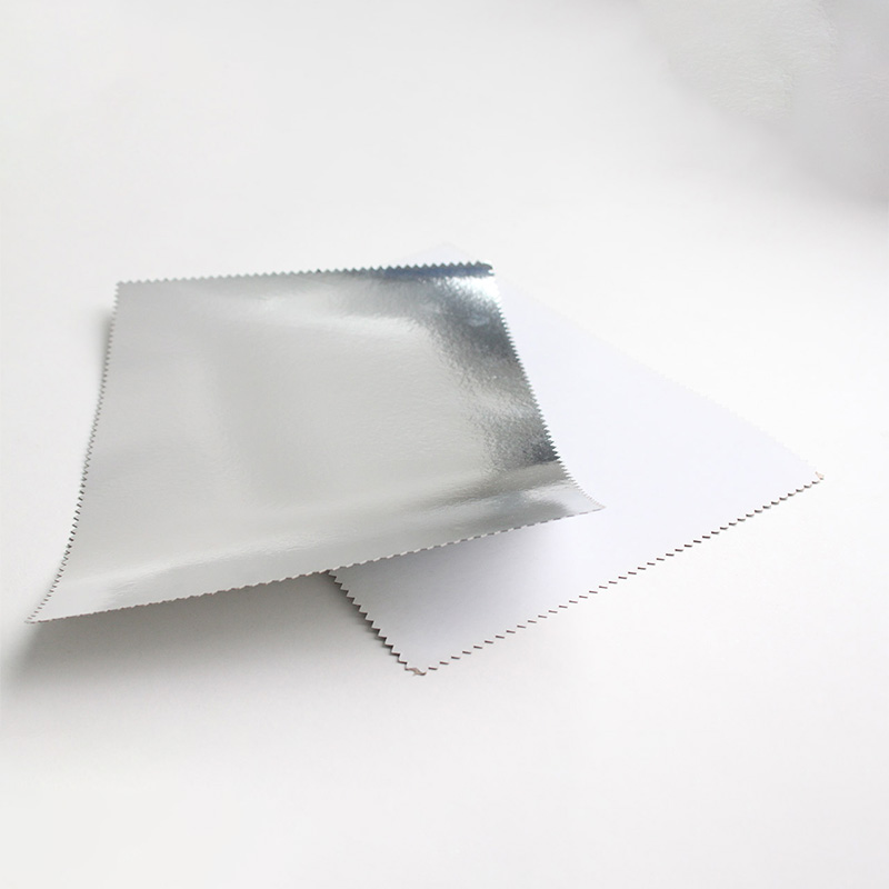 Papier aluminium argenté métallisé